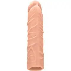  Телесная увеличивающая насадка Penis Extender 17,5 см 