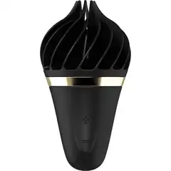  Черный вибратор-спиннер Satisfyer Sweet Treat 