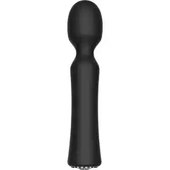  Черный универсальный массажер Wand Pearl 20 см 