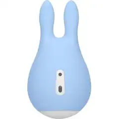  Голубой клиторальный стимулятор Sugar Bunny 9,5 см 
