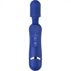 Синий универсальный массажер Silicone Massage Wand 20 см 