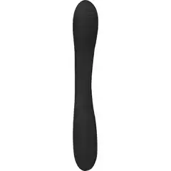  Черный двухсторонний вибратор Flex 21,5 см 