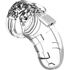  Прозрачный мужской пояс верности Cock Cage Model 13 Chastity 2.5 