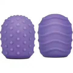  Набор из 2 фиолетовых текстурированных насадок для Le Wand Petite 