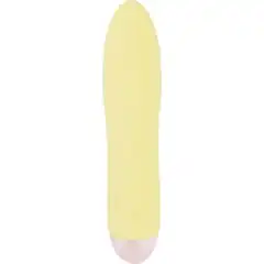  Желтый мини-вибратор Cuties Mini 13,2 см 