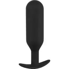  Черная анальная пробка с утяжелением Anal Trainer Large 17,5 см 