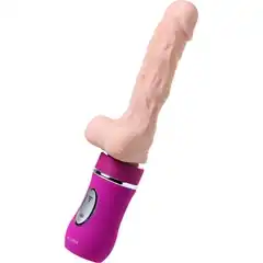  Реалистичный вибратор Ailighter Telescopic Lover 27,1 см 