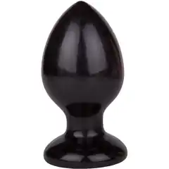  Черный анальный плаг Glide L 11,7 см 