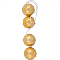  Золотистые вагинальные шарики Lust Kette 
