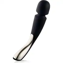  Черный вибромассажёр Lelo Smart Wand 2 Large 30,4 см 