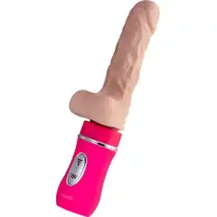  Реалистичный вибратор Ailighter Telescopic Lover с пультом ДУ 27,1 см 