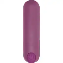  Фиолетовая перезаряжаемая вибропуля 7 Speed Rechargeable Bullet 7,7 см 