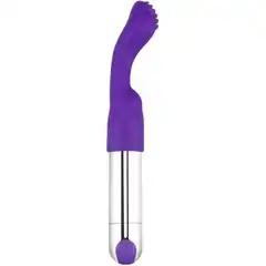  Фиолетовый перезаряжаемый вибратор Rechargeable IJOY Versatile Tickler 14,5 см 