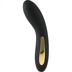  Черный вибромассажёр Luminate Vibrator 17 см 