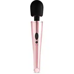  Черно-розовый вибромассажер Nouveau Wand Massager 30 см 