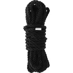  Черная веревка для шибари Deluxe Bondage Rope 5 м 