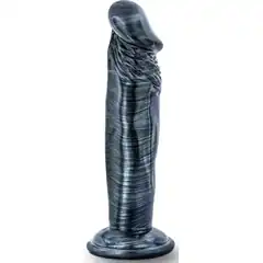  Черный фаллоимитатор без мошонки с присоской Ebony 6 Inch Dildo 15 см 