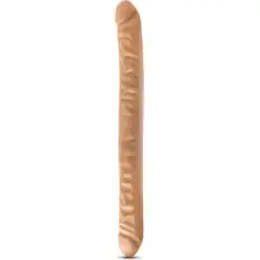  Телесный двусторонний фаллоимитатор 18 inch Double Dildo 45,7 см 