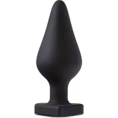 Черная анальная пробка с основанием-сердечком Spank Me Butt Plug 8,5 см 