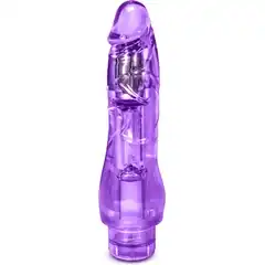  Фиолетовый вибратор-реалистик Fantasy Vibe 22,8 см 