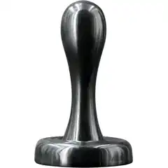  Черная анальная пробка Bowler Plug SM 8,4 см 