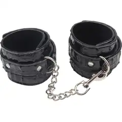  Черные оковы на карабине Surrender Ankle Restraints 
