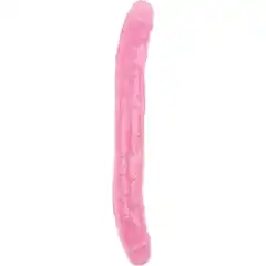  Розовый двусторонний фаллоимитатор 12.8 Inch Dildo 32,5 см 