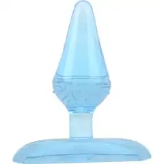  Голубая анальная пробка Gum Drops Plug 6,6 см 