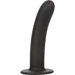  Черный силиконовый анальный стимулятор 7” Smooth Probe 17,75 см 