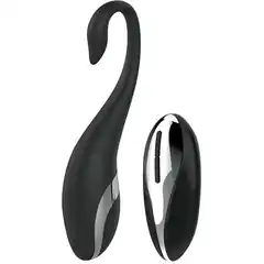  Черное виброяйцо NAGHI NO.36 RECHARGEABLE REMOTE EGG 