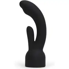  Черная насадка на вибратор Doxy Rabbit Vibrator Doxy Attachment 