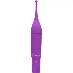  Фиолетовый клиторальный вибромассажер Clitoral Tickler 16,2 см 