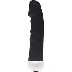  Черный вибратор FASHION SUCCUBI 14,5 см 