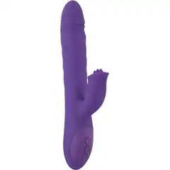  Фиолетовый вибратор-ротатор Thrusting Rotating 24,7 см 