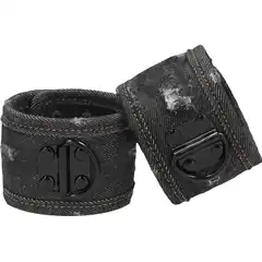  Черные джинсовые наножники Roughend Denim Style 