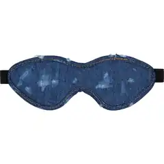  Синяя джинсовая маска на глаза Roughend Denim Style 