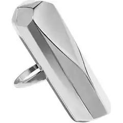  Серебристое кольцо-вибратор Palma Silver Size 6 