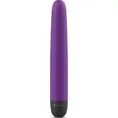  Фиолетовый классический вибратор Bgood Classic 18 см 
