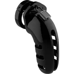  Черный мужской пояс верности Cock Cage Model 06 Chastity 