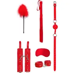  Красный игровой набор Beginners Bondage Kit 