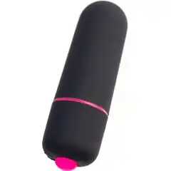  Черная вибропуля A-Toys Alli 5,5 см 