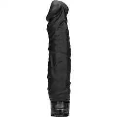  Черный вибромассажер Realisic 10 speed Vibrator 24 см 