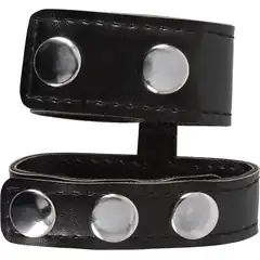  Утяжка для пениса и мошонки Cock Strap with Ball Stretcher 