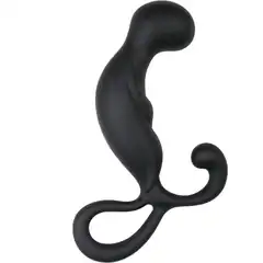  Черный стимулятор простаты Prostate Massager 14 см 