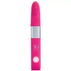  Ярко-розовый вибростимулятор Get Lucky USB Vibrator 12 см 