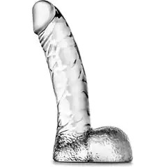  Прозрачный фаллоимитатор Ding Dong 14 см 