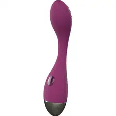  Фиолетовый вибромассажер G-Spot Evelyn 15,1 см 