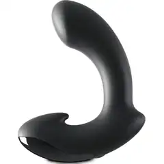  Черный вибромассажер простаты Ultimate Silicone P-Spot Massager 