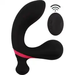  Черный вибростимулятор простаты P-spot Probe 13 см 