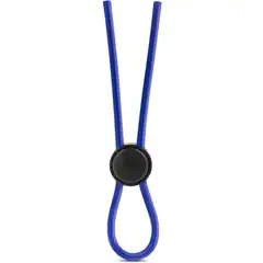  Синее эрекционное лассо Silicone Loop Cock Ring 